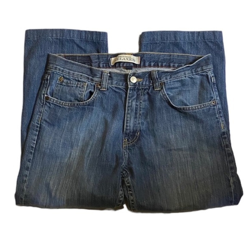 Tommy Hilfiger Denim hi rise Regular Fit Blue W36 L24 Vintage Retro. - Picture 1 of 6